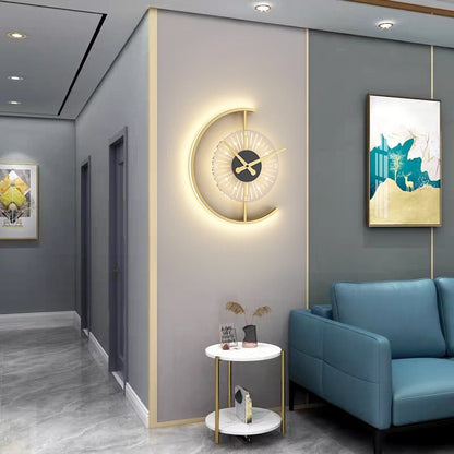 LED Wall Clock with Minimalist Design and Neutral White Display