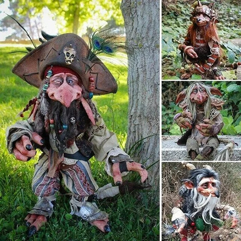 Large Garden Goblin Hard Plastic Outdoor Decoration