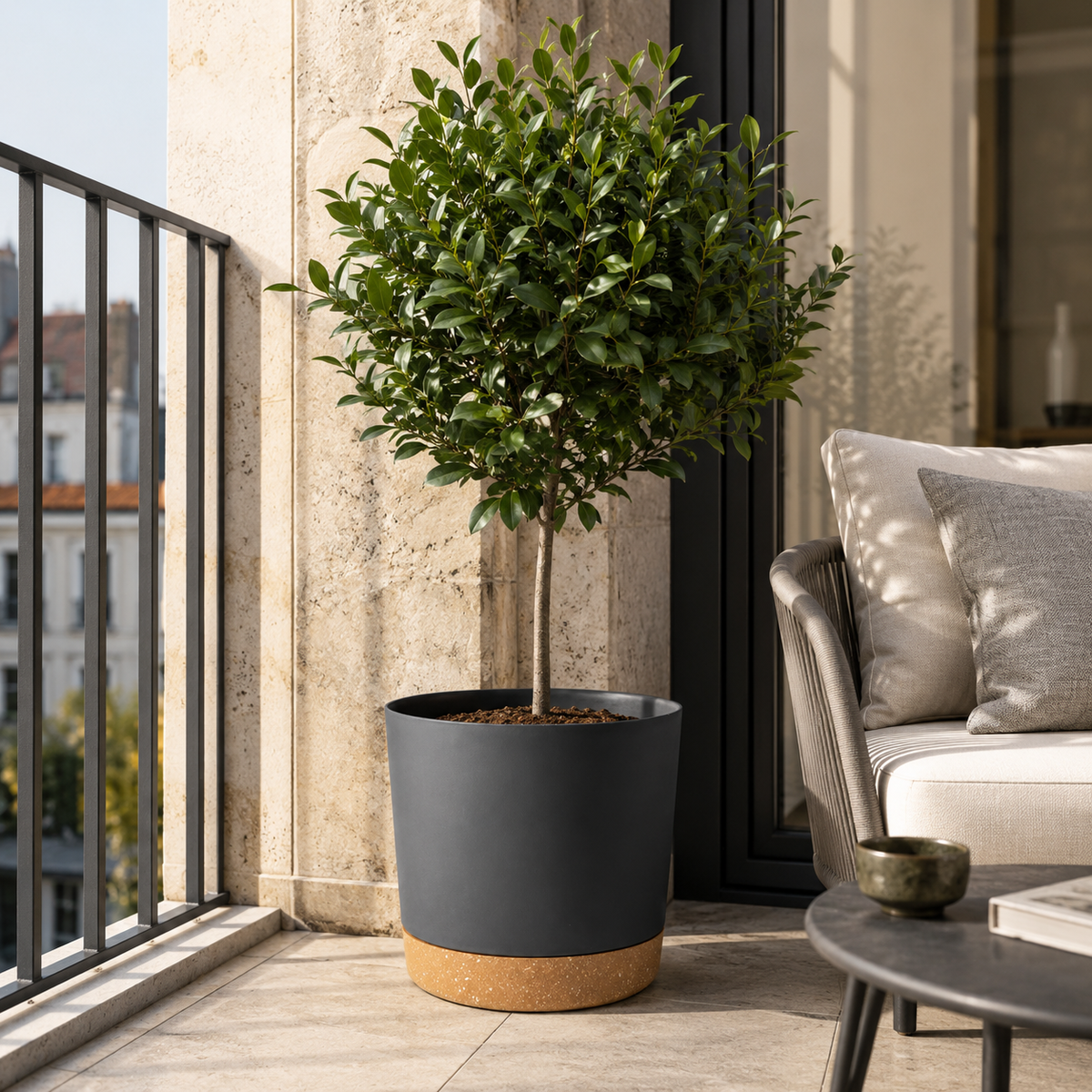 Large Lightweight Plant Pot with Drainage Holes for Indoor and Outdoor Use