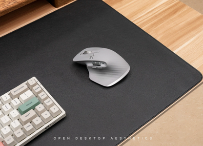 Large PU Leather Desk Mat with Non Slip Base for Office and Gaming