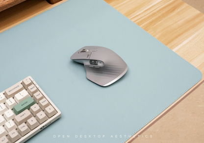 Large PU Leather Desk Mat with Non Slip Base for Office and Gaming
