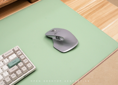 Large PU Leather Desk Mat with Non Slip Base for Office and Gaming