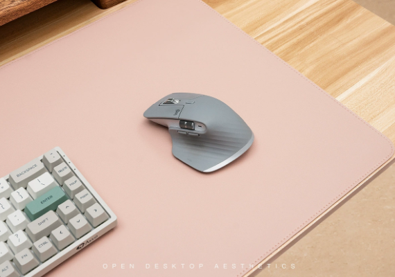Large PU Leather Desk Mat with Non Slip Base for Office and Gaming