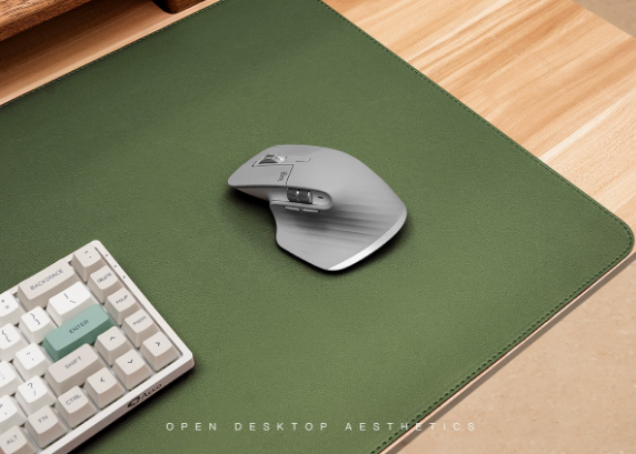 Large PU Leather Desk Mat with Non Slip Base for Office and Gaming