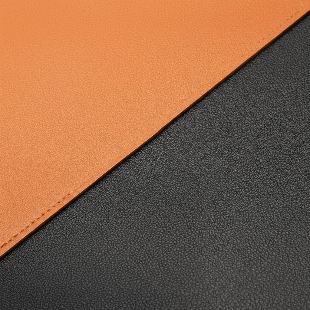 Large PU Leather Desk Mat with Non Slip Base for Office and Gaming