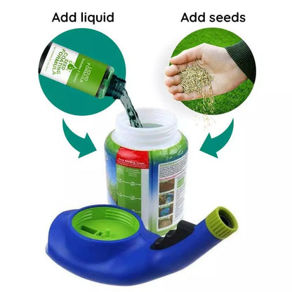 Liquid Lawn Seed Spray for Filling Thin and Bare Grass Areas