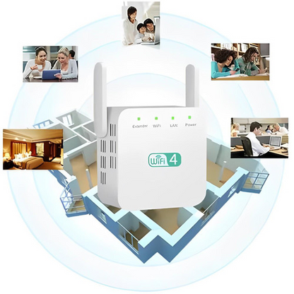 Long Range WiFi Repeater for Extended Home Coverage