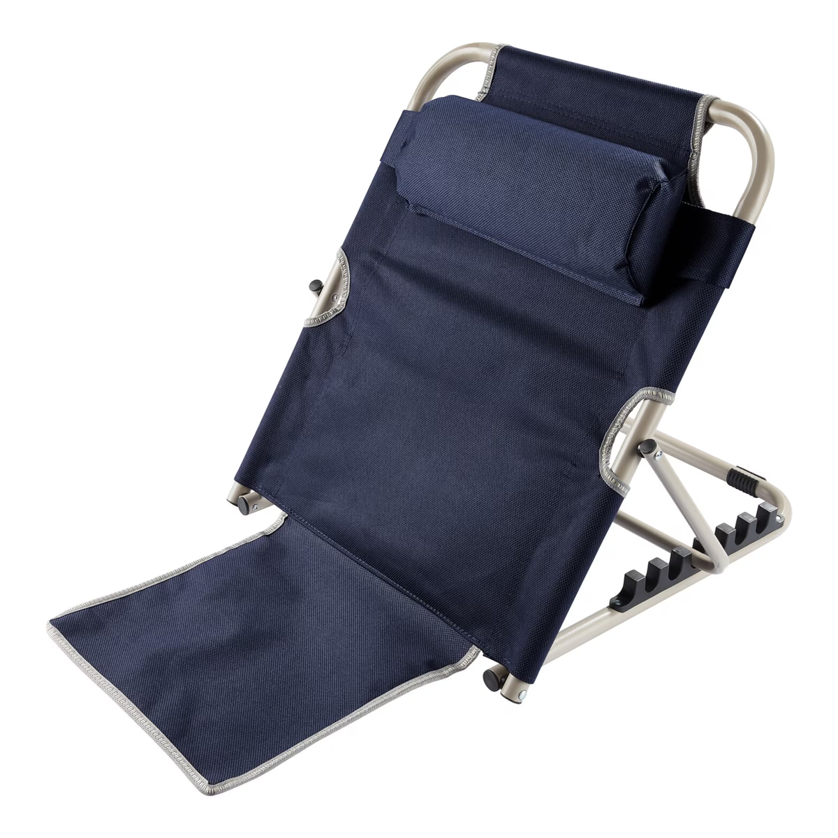 LumbarLux Adjustable Backrest with Head Cushion