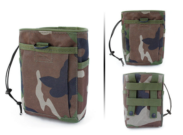 MOLLE Tactical Dump Pouch with 600D Nylon and Drawstring Closure