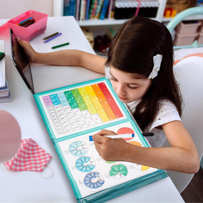 Magnetic Fraction Disk Demonstrator for Hands-On Fraction Learning