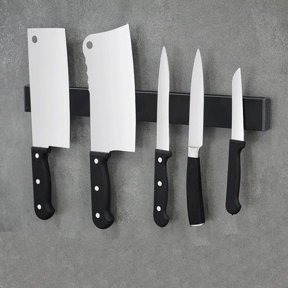 Magnetic Stainless Steel Wall Rack for Knives and Kitchen Utensils