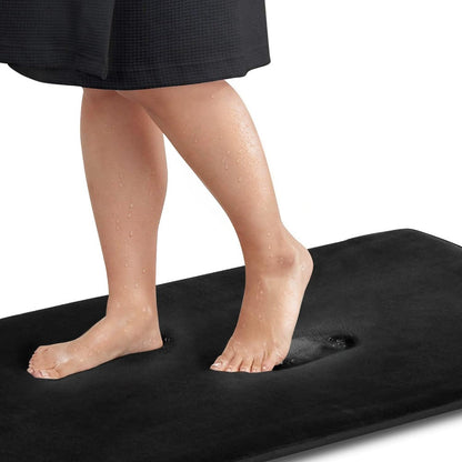Memory Foam Bath Mat with Soft Cushioning and Non-Slip Backing
