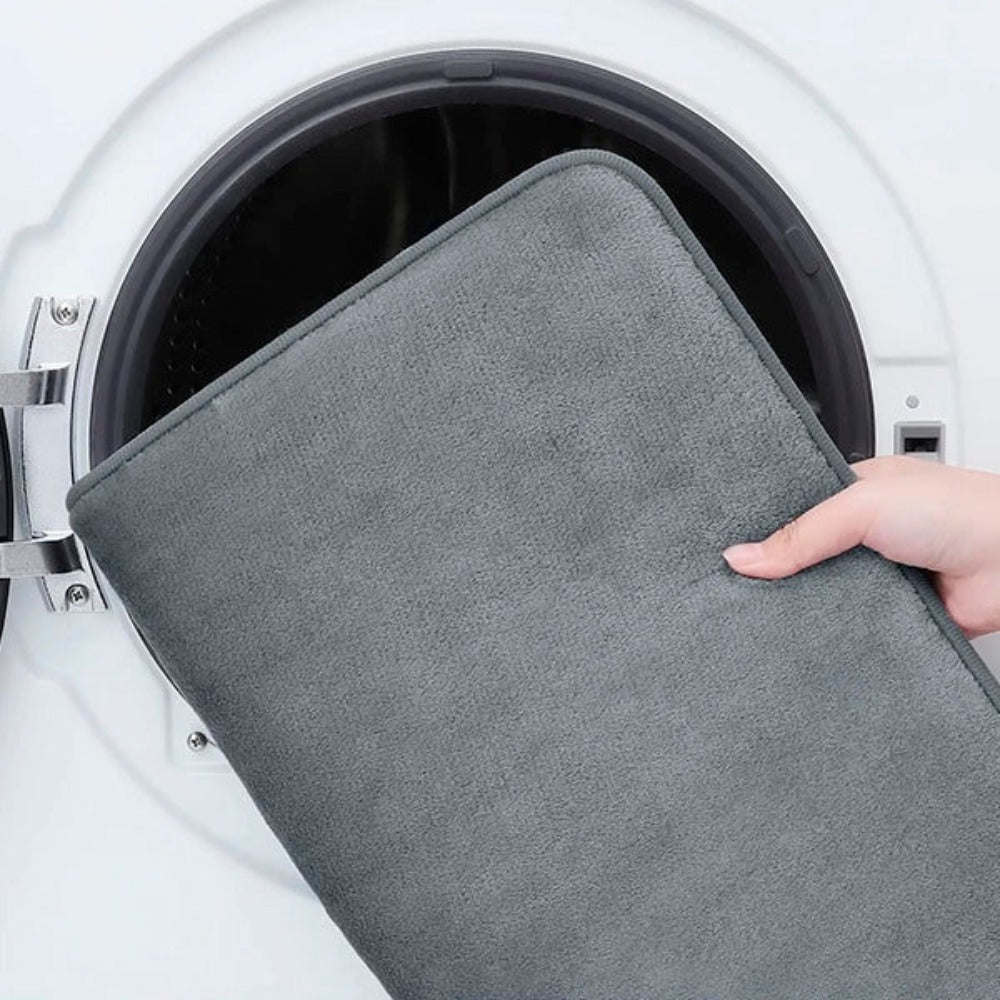 Memory Foam Bath Mat with Soft Cushioning and Non-Slip Backing