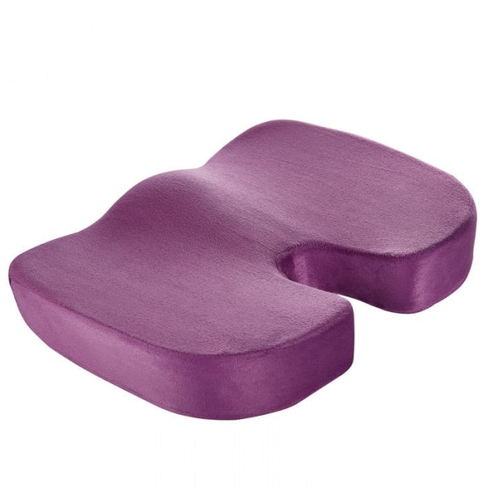 Memory Foam Coccyx Seat Cushion with U-Shaped Ergonomic Cut-Out