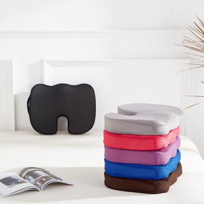 Memory Foam Coccyx Seat Cushion with U-Shaped Ergonomic Cut-Out