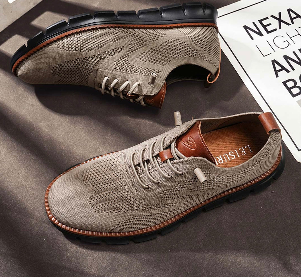 Men’s Breathable Winter Shoes with Wide Toe Box and Thermal Sole