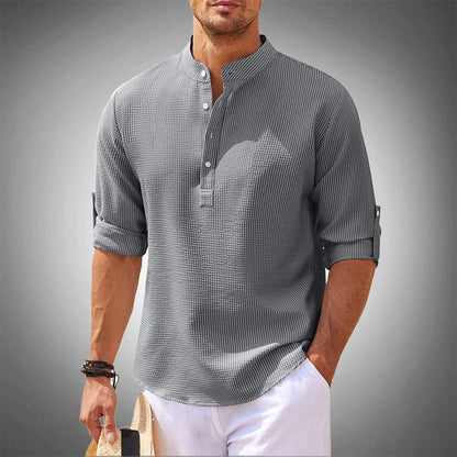 Men's Casual Shirt with Versatile Colours and Sizes XS–6XL