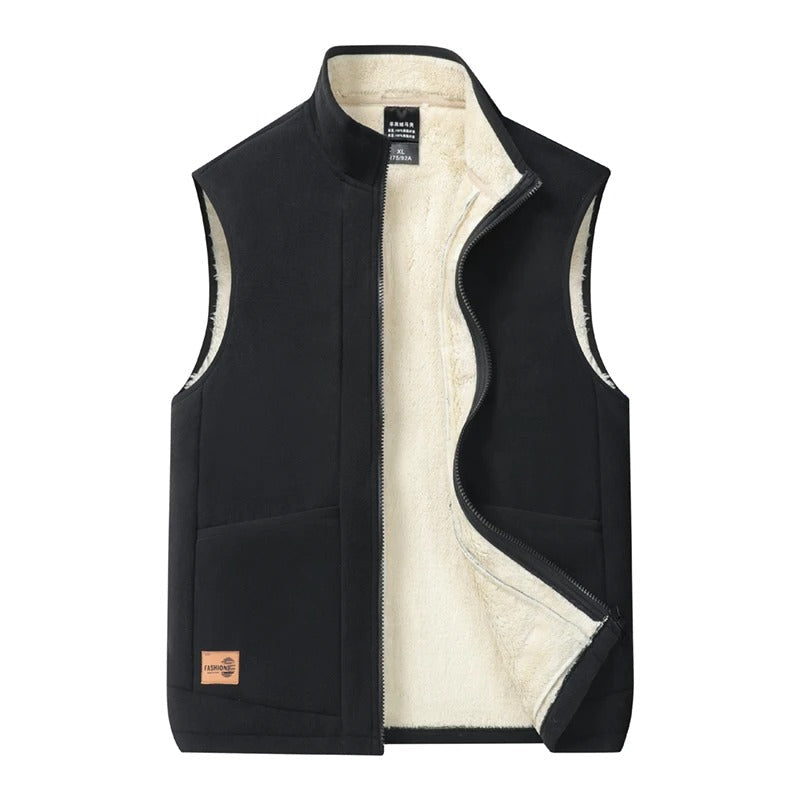 Men's Insulated Winter Vest with Lightweight Layering Design