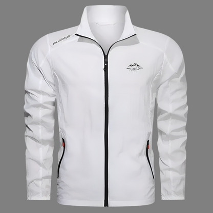 Men's Lightweight Summer Jacket with Windproof and Water-Repellent Design