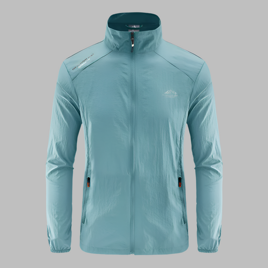 Men's Lightweight Summer Jacket with Windproof and Water-Repellent Design