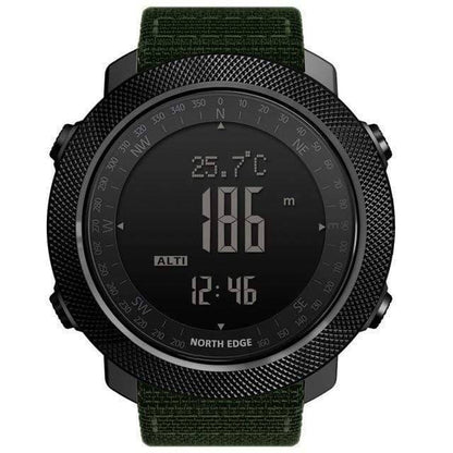 Men's Outdoor Digital Watch with Altimeter, Barometer and Compass