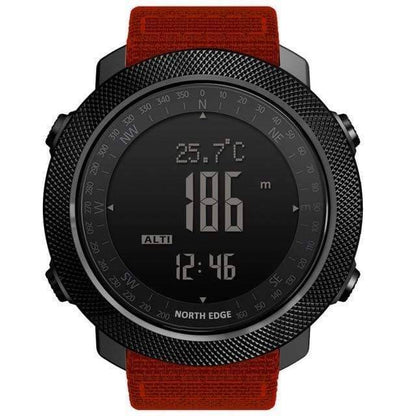 Men's Outdoor Digital Watch with Altimeter, Barometer and Compass