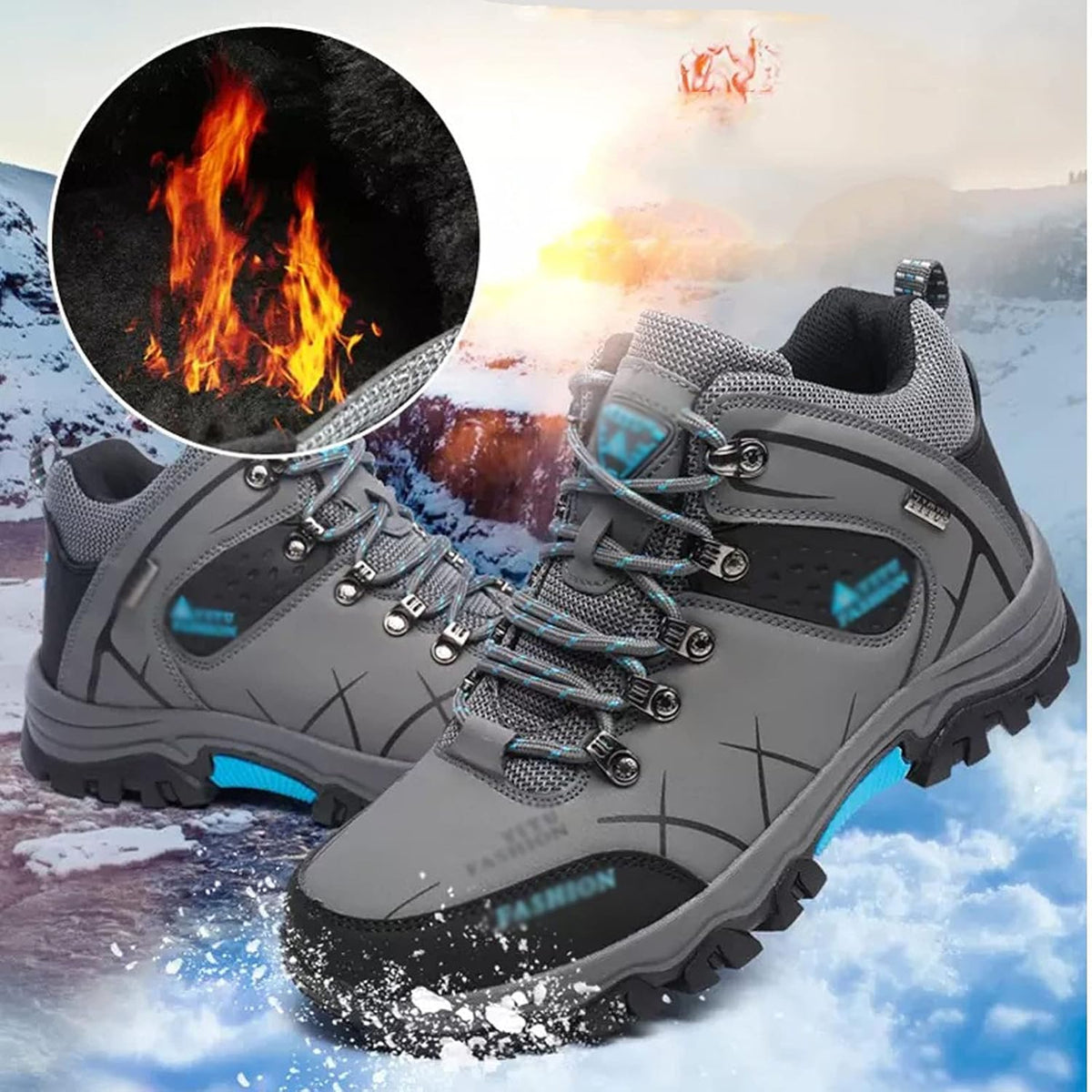 Men’s Snow Boots – Waterproof Winter Hiking & Trekking Boots