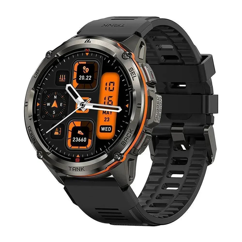 Men's T3 Ultra GPS AMOLED Smartwatch with 170 Sports Modes and 5ATM Water Resistance