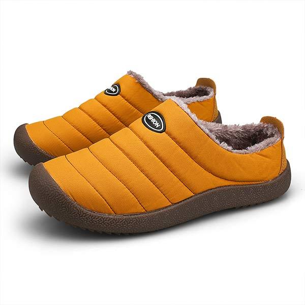 Men's Winter Slippers with Warm Lining, Slip-On Design and Non-Slip Outsole
