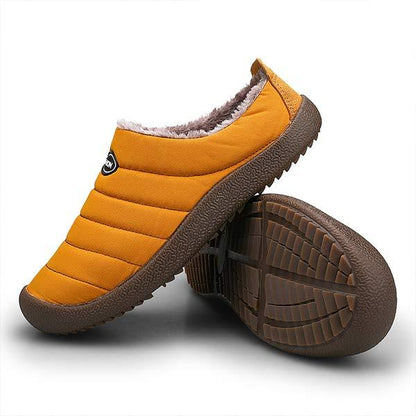 Men's Winter Slippers with Warm Lining, Slip-On Design and Non-Slip Outsole