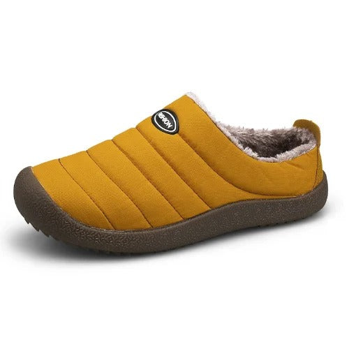 Men's Winter Slippers with Warm Lining, Slip-On Design and Non-Slip Outsole