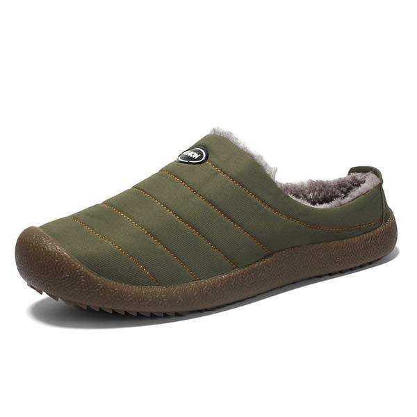 Men's Winter Slippers with Warm Lining, Slip-On Design and Non-Slip Outsole