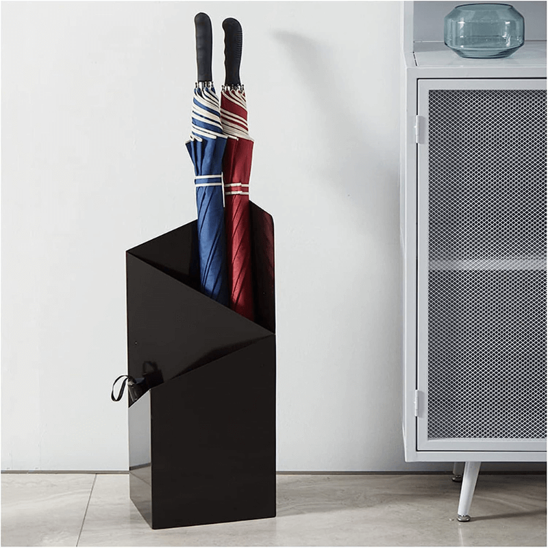 Metal Umbrella Stand with Removable Drip Tray and Scandinavian Design