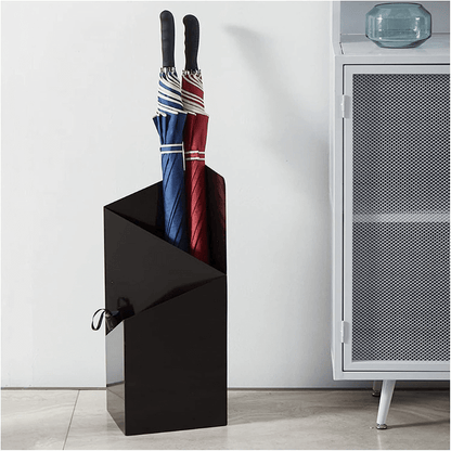 Metal Umbrella Stand with Removable Drip Tray and Scandinavian Design