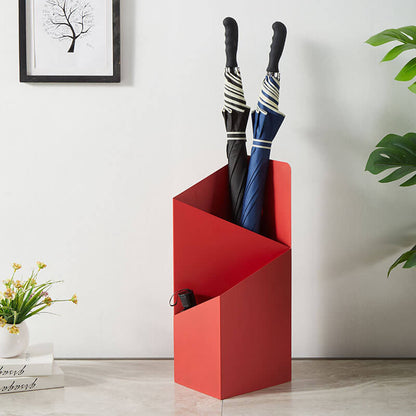 Metal Umbrella Stand with Removable Drip Tray and Scandinavian Design