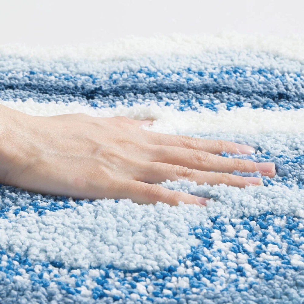 Microfibre Bath Mat – Soft Absorbent Bathroom Mat with Non-Slip Backing