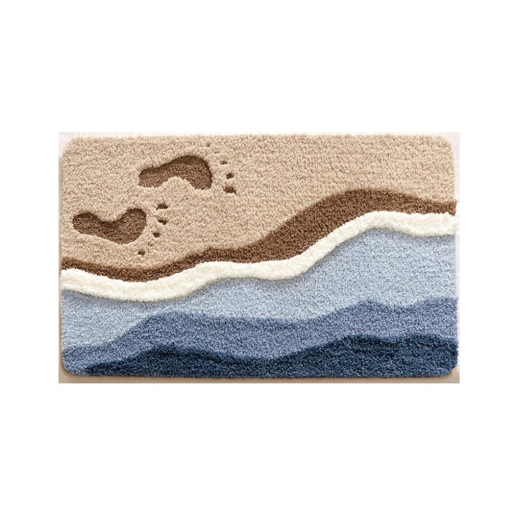 Microfibre Bath Mat – Soft Absorbent Bathroom Mat with Non-Slip Backing