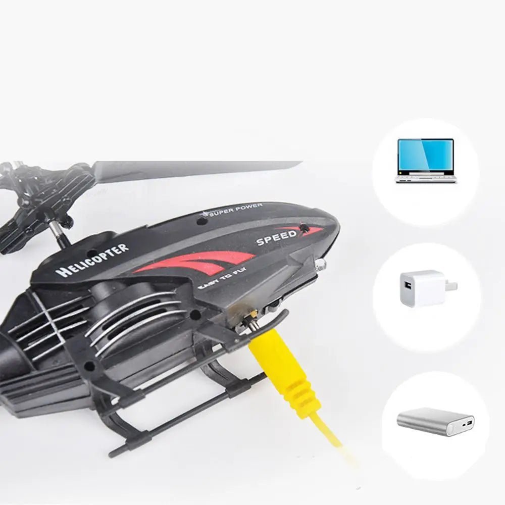 Mini RC Helicopter for Kids with Gyroscopic Stabilisation and Easy Control