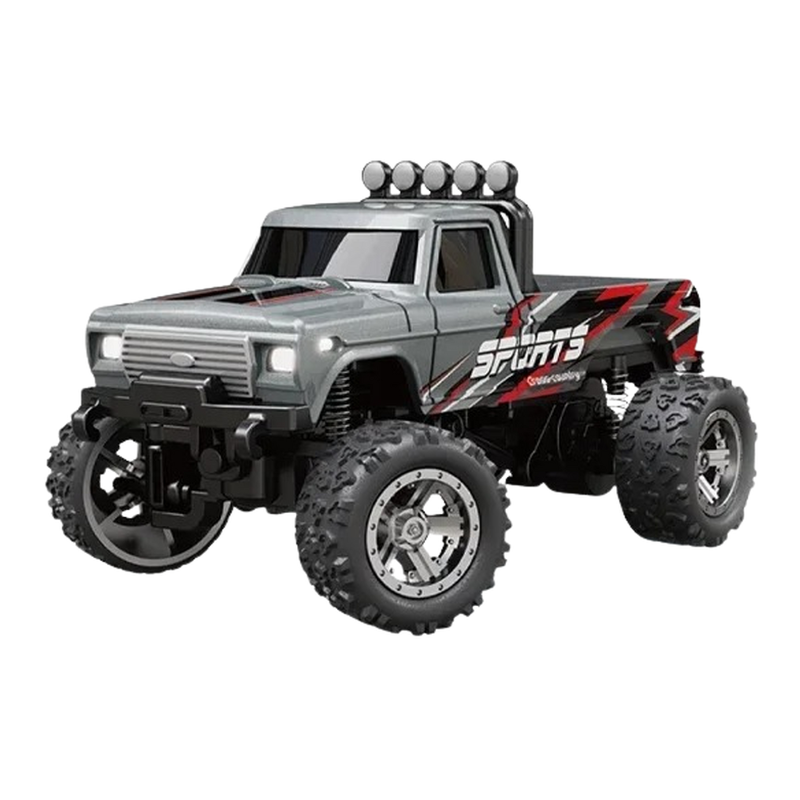 Mini RC Monster Truck with LED Lights and Three Speed Modes