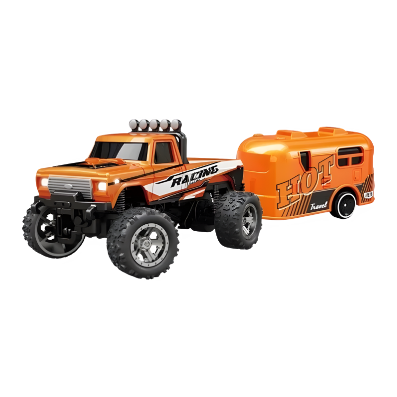 Mini RC Monster Truck with LED Lights and Three Speed Modes