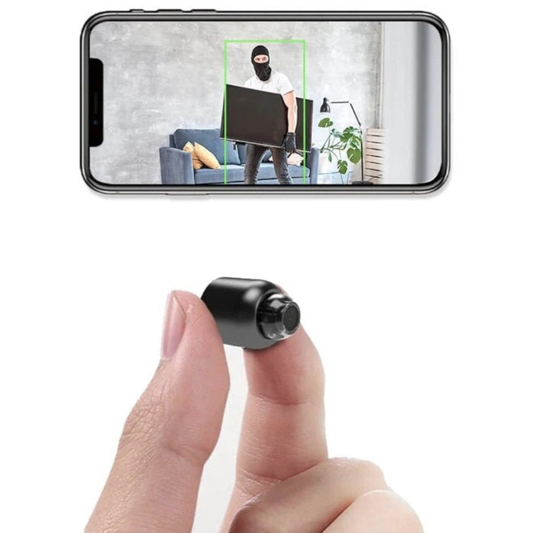 Mini Wi-Fi Security Camera with 1080p HD, Night Vision and Motion Detection