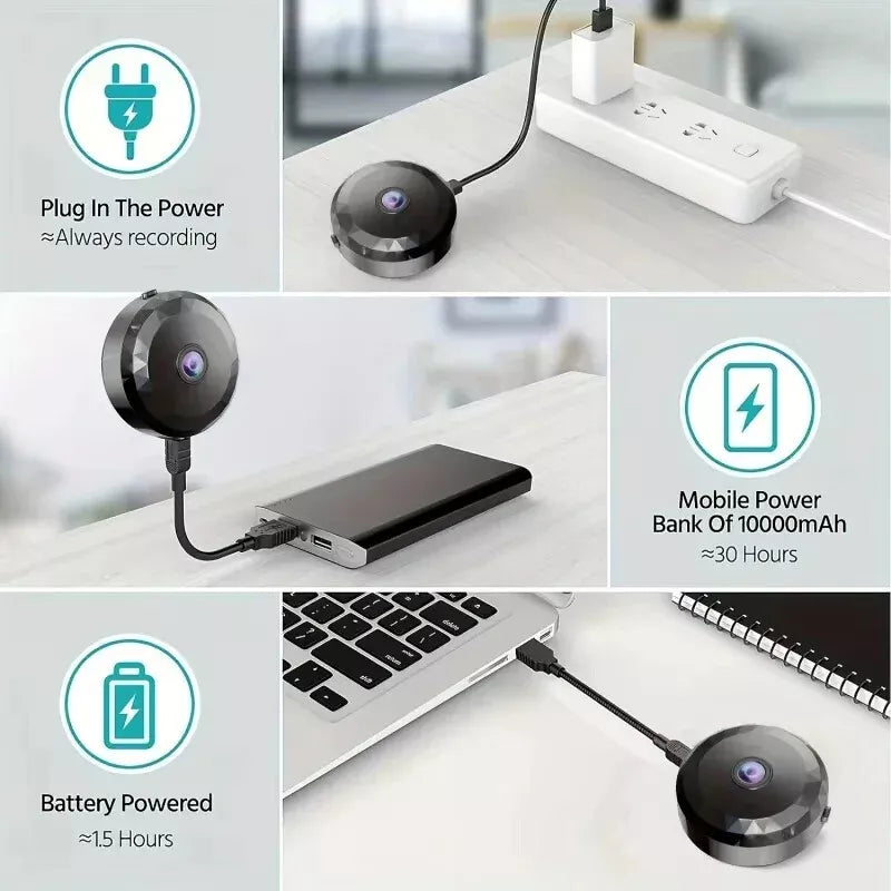 Mini WiFi Security Camera with 1080P HD, Night Vision and Motion Detection