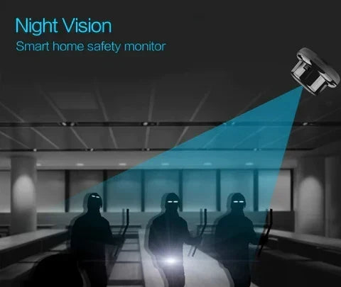 Mini WiFi Security Camera with HD Video, Night Vision and Motion Detection
