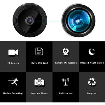 Mini Wireless Magnetic Security Camera with 1080P HD Live Video