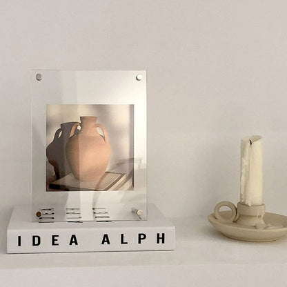 Minimalist Acrylic Photo Frame with Floating Display Effect