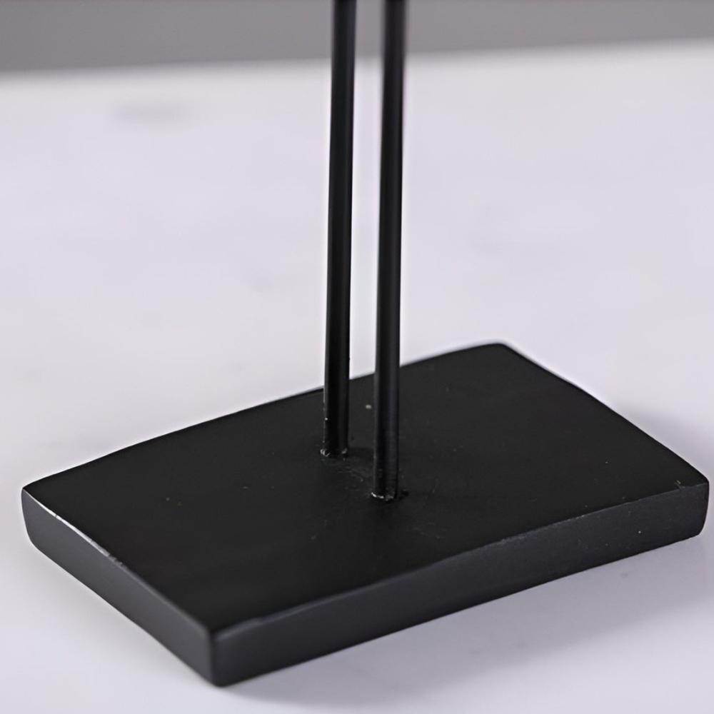 Minimalist Ceramic Bird Figurines – Black & White Modern Home Decor