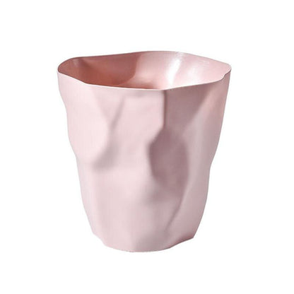 Minimalist Irregular Plastic Waste Bin for Modern Spaces