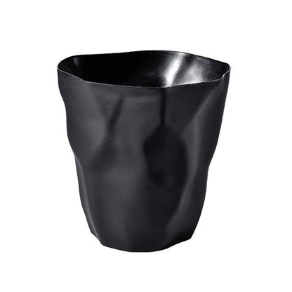 Minimalist Irregular Plastic Waste Bin for Modern Spaces
