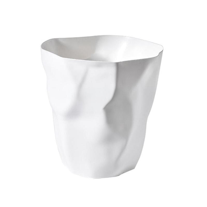 Minimalist Irregular Plastic Waste Bin for Modern Spaces