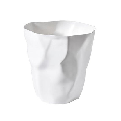Minimalist Irregular Plastic Waste Bin for Modern Spaces
